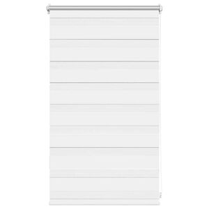 vidaXL Estor cebra 50,9x100 cm Tejido Ancho 46,7 cm Blanco