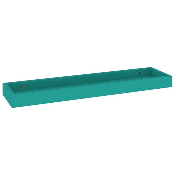 vidaXL Estantes de pared Loggia 4 uds azul MDF 60x15x4 cm