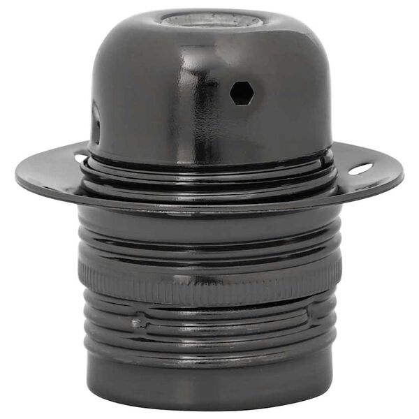 vidaXL Portal&aacute;mparas 2 uds bronce negro brillante E27