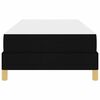 vidaXL Cama tipo Box Spring con colch&oacute;n Negro 80 x 200 cm tela