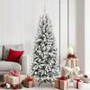 vidaXL &Aacute;rbol de Navidad artificial 180 cm PVC y Pl&aacute;stico y Acero y PE