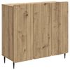vidaXL Aparador Roble Artesanal 89 x 34,5 x 82 cm Madera de Ingenier&iacute;a