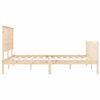 vidaXL Estructura de cama sin colch&oacute;n madera maciza de pino 160x200 cm