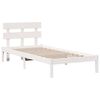 vidaXL Estructura de cama Blanco 90 x 200 cm Madera maciza de Pino