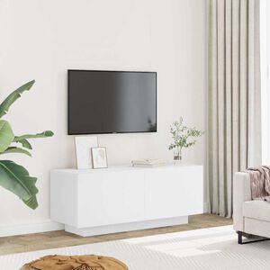 vidaXL Mueble para TV madera contrachapada blanco 100x35x40 cm