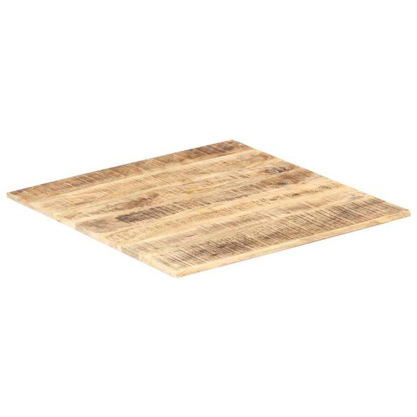 vidaXL Superficie de mesa madera maciza de mango 15-16 mm 70x70 cm