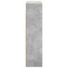 vidaXL Armario de pared para ba&ntilde;o Gris Concreto 40 x 16 x 62,5 cm