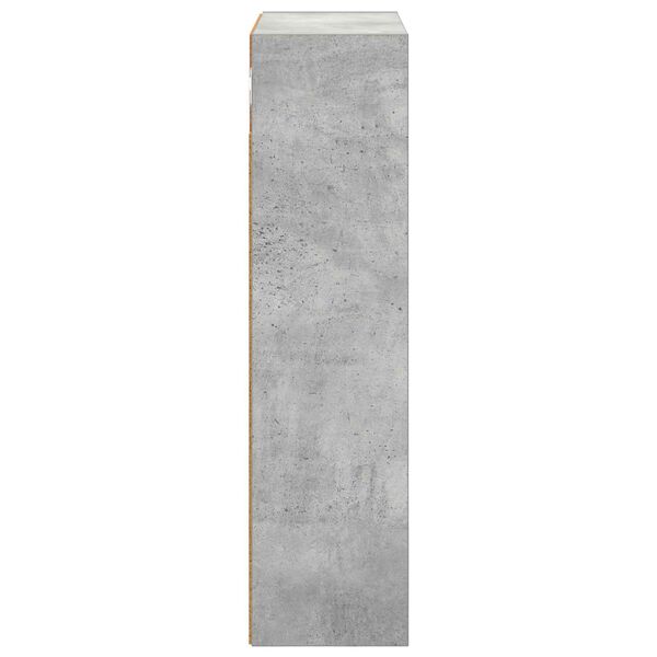 vidaXL Armario de pared para ba&ntilde;o Gris Concreto 40 x 16 x 62,5 cm