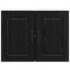 vidaXL Mueble de Cocina con puerta Kalmar Roble Negro 80 x 31 x 60 cm