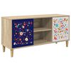vidaXL Mueble de TV MAINZ 102 x 33 x 50 cm Sonoma Madera de ingenier&iacute;a