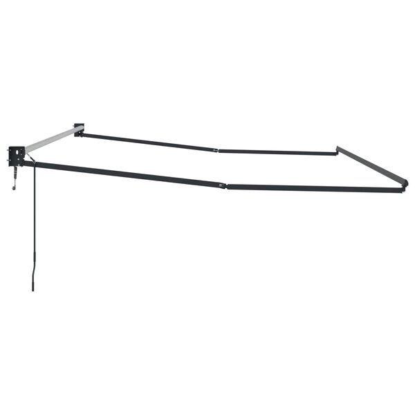 vidaXL Estructura de toldo retr&aacute;ctil el&eacute;ctrico Antracita 4 x 2 m