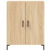 vidaXL Aparador alto madera contrachapada color roble 69,5x34x180 cm