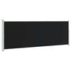 vidaXL Toldo lateral retr&aacute;ctil 160x514 cm negro