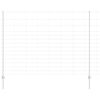 vidaXL Valla con Poste Plateado 1,6 x 50 m Acero