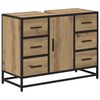 vidaXL Mueble de Cuarto de Ba&ntilde;o Roble artisan 80 x 33 x 60 cm