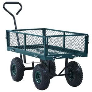 vidaXL Carrito de mano de jard&iacute;n verde 250 kg