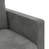 vidaXL Sof&aacute; 2 pcs Gris oscuro 198 x 78 x 80 cm Terciopelo
