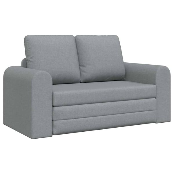 vidaXL Sof&aacute; cama 60cm Gris Claro tela
