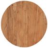 vidaXL Mesa de centro de madera maciza de acacia y hierro 45x45x35 cm