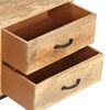 vidaXL Mueble de TV de madera maciza de mango 130x30x45 cm