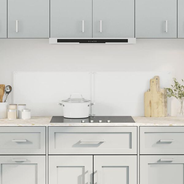 vidaXL Salpicaderos cocina 2 uds vidrio templado transparente 70x40 cm