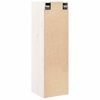 vidaXL Armario de pared de madera maciza de pino blanco 30x30x100 cm