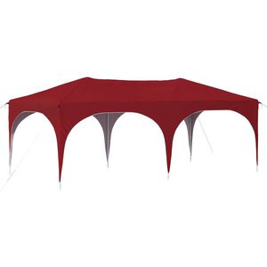 vidaXL Carpa Plegable para Fiestas 575 x 288 x 245 cm Burdeos