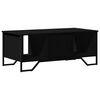 vidaXL Mesa de centro madera de ingenier&iacute;a negro 100x51x40 cm