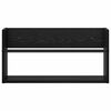 vidaXL Estante de revistas 2 pcs Roble Negro 60 x 12 x 30 cm