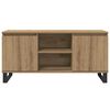 vidaXL Gabinete de TV Roble artesanal 104 x 35 x 50 cm