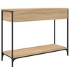 vidaXL Mesa consola madera de ingenier&iacute;a roble Sonoma 100x34,5x75 cm