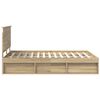 vidaXL Estructura de cama Sonoma 160 x 200 cm Madera de pino macizo