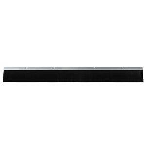 vidaXL Sellos de cepillo de puerta atornillables 6 pcs Plateado 100 cm