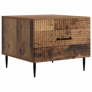 vidaXL Mesa de Caf&eacute; con caj&oacute;n Madera envejecida 49 x 50 x 40 cm
