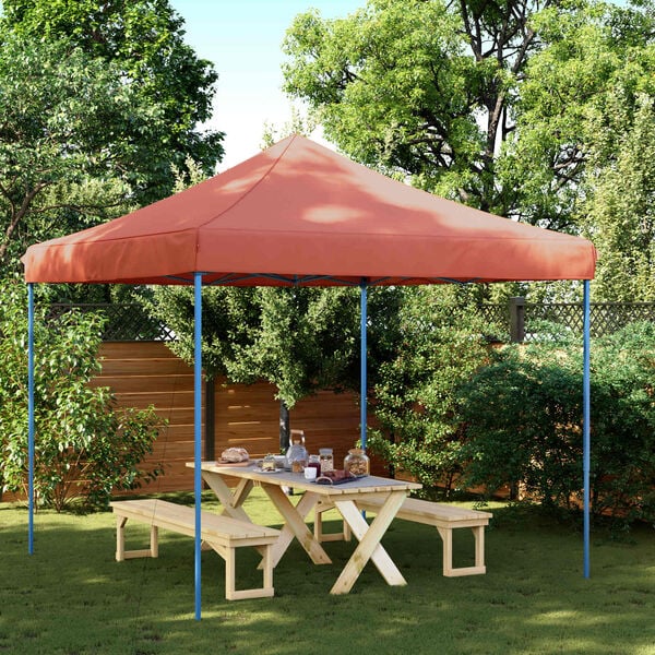 vidaXL Tienda de fiesta plegable Pop-Up terracota 292x292x315 cm