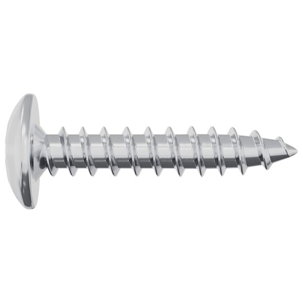 vidaXL Clavo autorroscante 2 pcs Recubierto de zinc 4 x 20 mm Acero