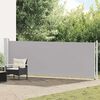 vidaXL Toldo lateral retr&aacute;ctil para patio gris 140x600 cm