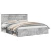 vidaXL Estructura de cama Gris Hormig&oacute;n 180 x 200 cm