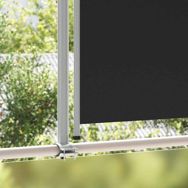 vidaXL Toldo lateral retr&aacute;ctil para patio 140x300 cm negro