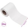 vidaXL Paneles de privacidad 4 uds PVC blanco 35x0,19 m