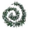 vidaXL Guirnalda de Navidad con luces LED PVC verde 5,2 m