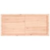 vidaXL Tablero de mesa madera maciza borde natural 120x50x(2-6) cm