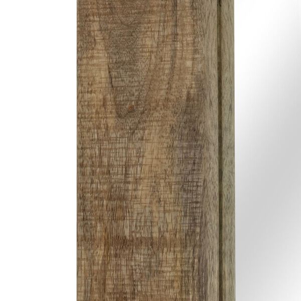 vidaXL Espejo de madera maciza de mango 50x110 cm