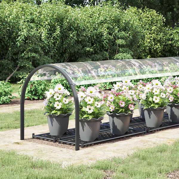 vidaXL Lona transparente con ojales PVC 1x4 m