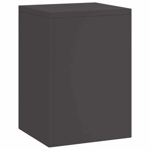 vidaXL Soporte de plantas 3 uds. Negro 24 x 24 x 75 cm