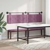 vidaXL Cabecera Colgante Morado 210 x 55 x 5 cm Terciopelo