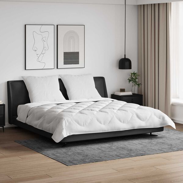 vidaXL Juego de Edred&oacute;n con almohada 3 pcs Microfibra y Plumas de Pato