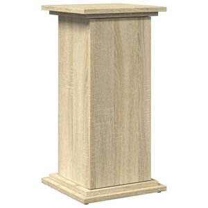 vidaXL Pedestal expositor con almacenaje roble Sonoma 31x30x60 cm