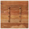 vidaXL Tablero mesa cuadrada madera reciclada maciza 70x70 cm 25-27 mm