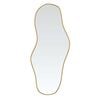 vidaXL Espejo de pared dorado 80x35 cm